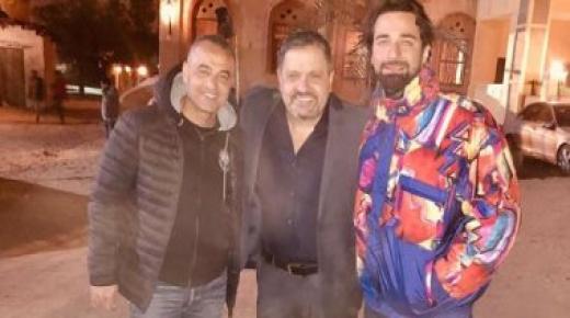 سخرية إدوارد من جاكت أحمد حاتم في كواليس تصوير مسلسل “حكايتي”