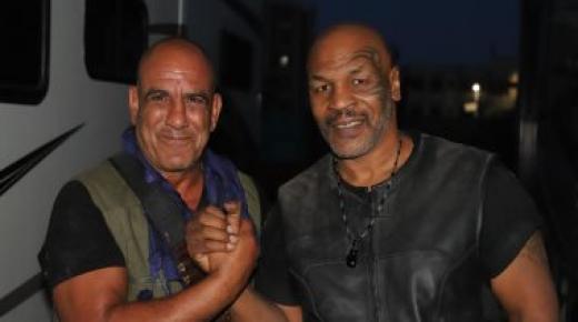 محمد لطفى والعالمي مايك تايسون في مشاهد أكشن بفيلم “حملة فرعون”