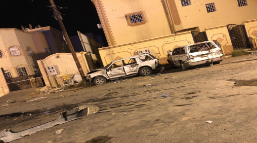 شظايا صاروخ حوثي تصيب 37 مواطنا بالمملكة وتلحق أضرارا بعدد من السيارات والمباني