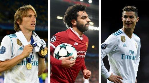محمد صلاح ضمن القائمة الثلاثية لمرشحي أفضل لاعبي أوروبا في الموسم الماضي