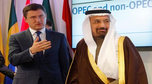 تمديد الإتفاق السعودي الروسي لخفض إنتاج النفط إلى 2018