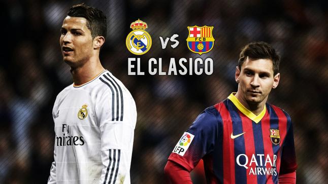 مباراة ريال مدريد وبرشلونة اليوم في إياب البطولة الاسبانية 2017 بغياب النجم كريستيانو عن الموقعة التاريخية