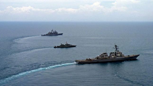 مناورات عسكرية بين الولايات المتحدة والصين في المحيط الهادي